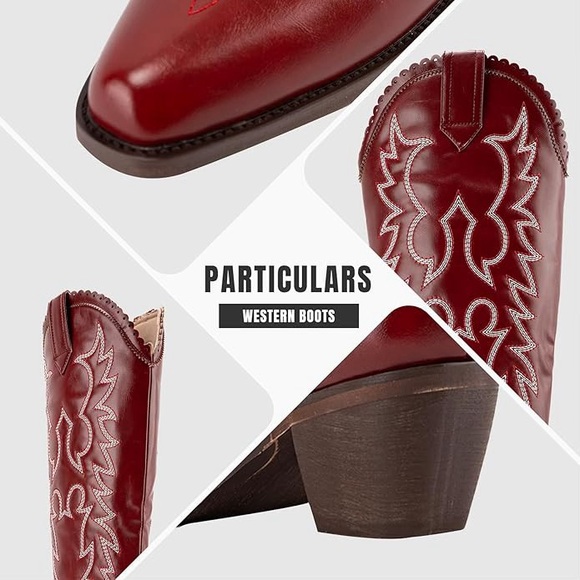 Red Cowgirl Boots - Picture 3 of 3